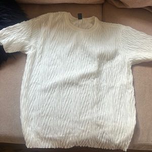 Texture White Tee